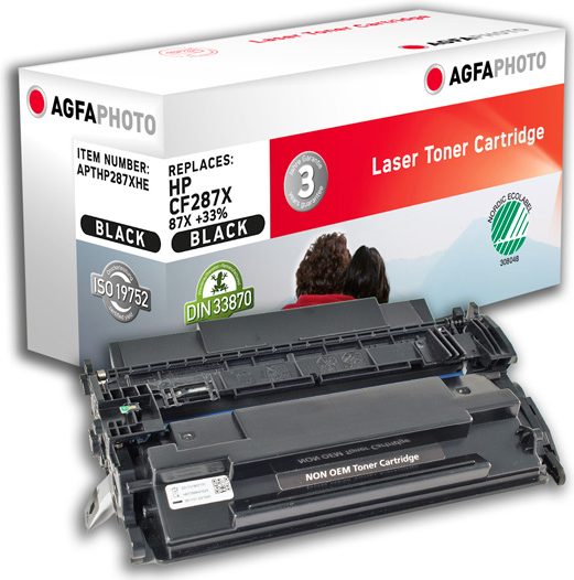 AGFAPHOTO - black - compatible - box - reprocessing - toner cartridge - HP LASERJET Managed E50045. Laserjet Managed Flow MFP E52545
