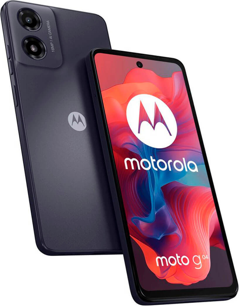 Motorola Moto G04 4128GB Concord Black (PB130050PL)