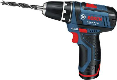 Bosch GSR 12V-15 Professional - drilling screwdriver - cordless - 2 speeds - drilling lining lock 10 mm - 30 N�M - 2 battery 12 V