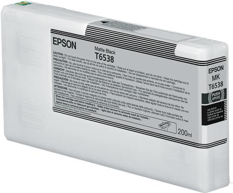Epson T6538 - 200 ml - matt black - original - ink cartridge (C13T65380N)