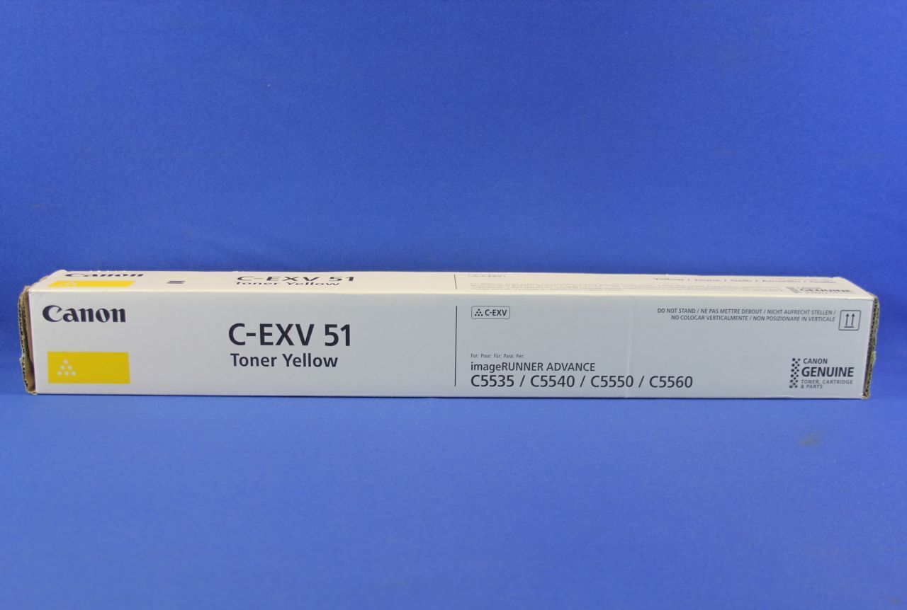 Canon Toner C-Exv51 - Yellow - Kapazite 60000 Pages (0484C002)