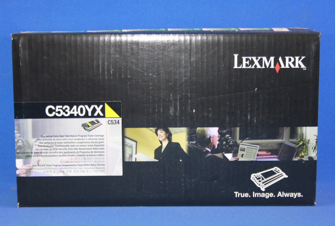 Lexmark - special high yield - yellow - original - toner cartridge LCCP. LRP - for C534dn. 534dtn. 534n
