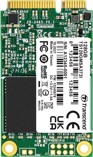 Transcend - SSD - 128 GB - internal - MSASTA - SATA 6GBS