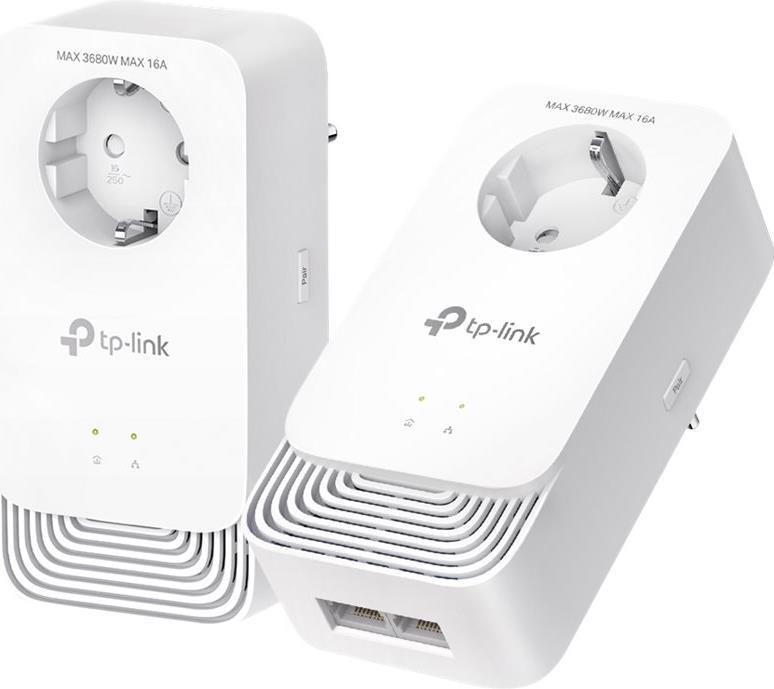 TP-LINK PG2400P KIT Powerline Network adapter 1428 MBITS built-in Ethernet connection white 2 stem (E) (PG2400P KIT)