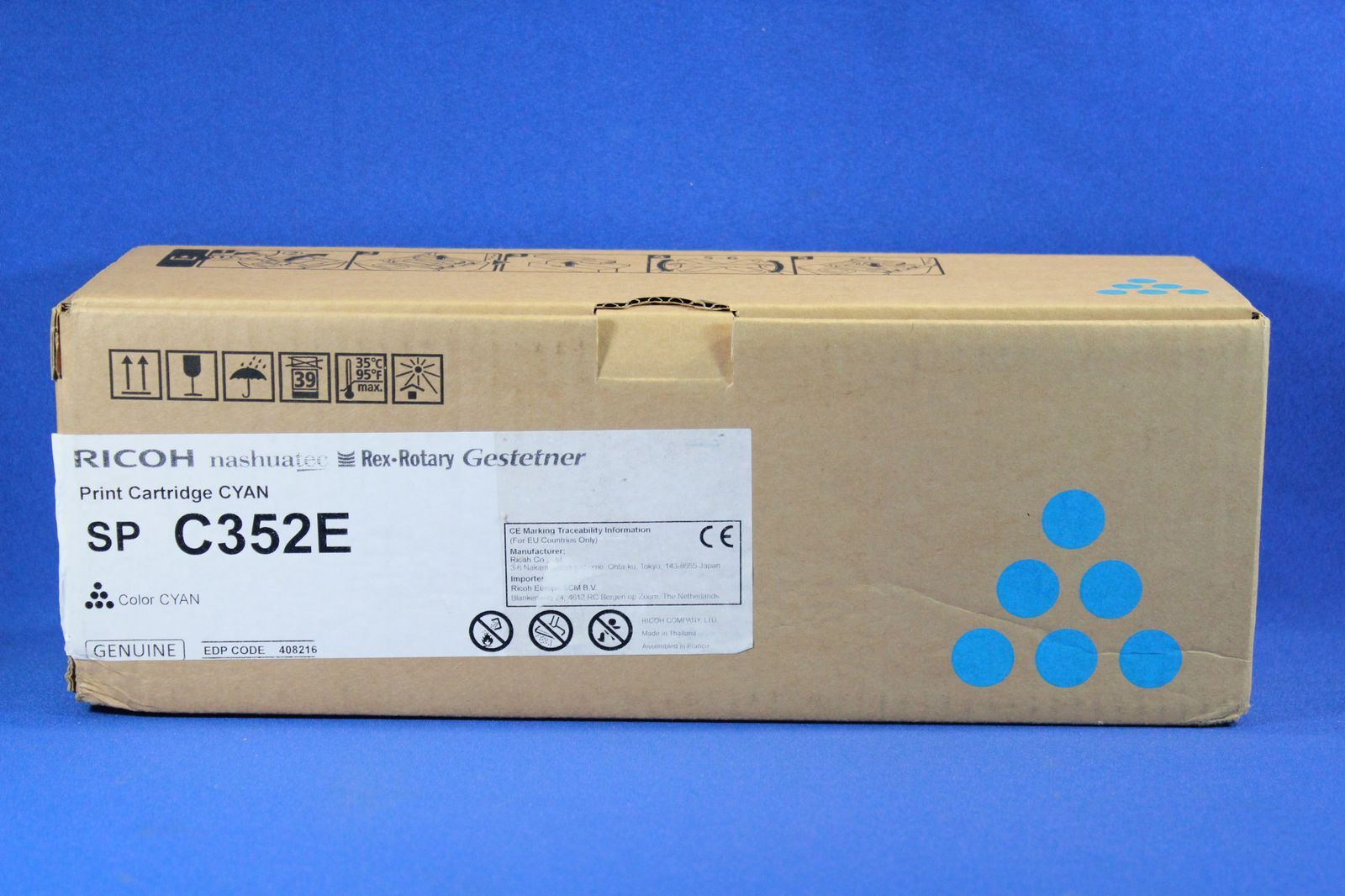 Ricoh Print Cartridge Cyan SP C352E (408216)