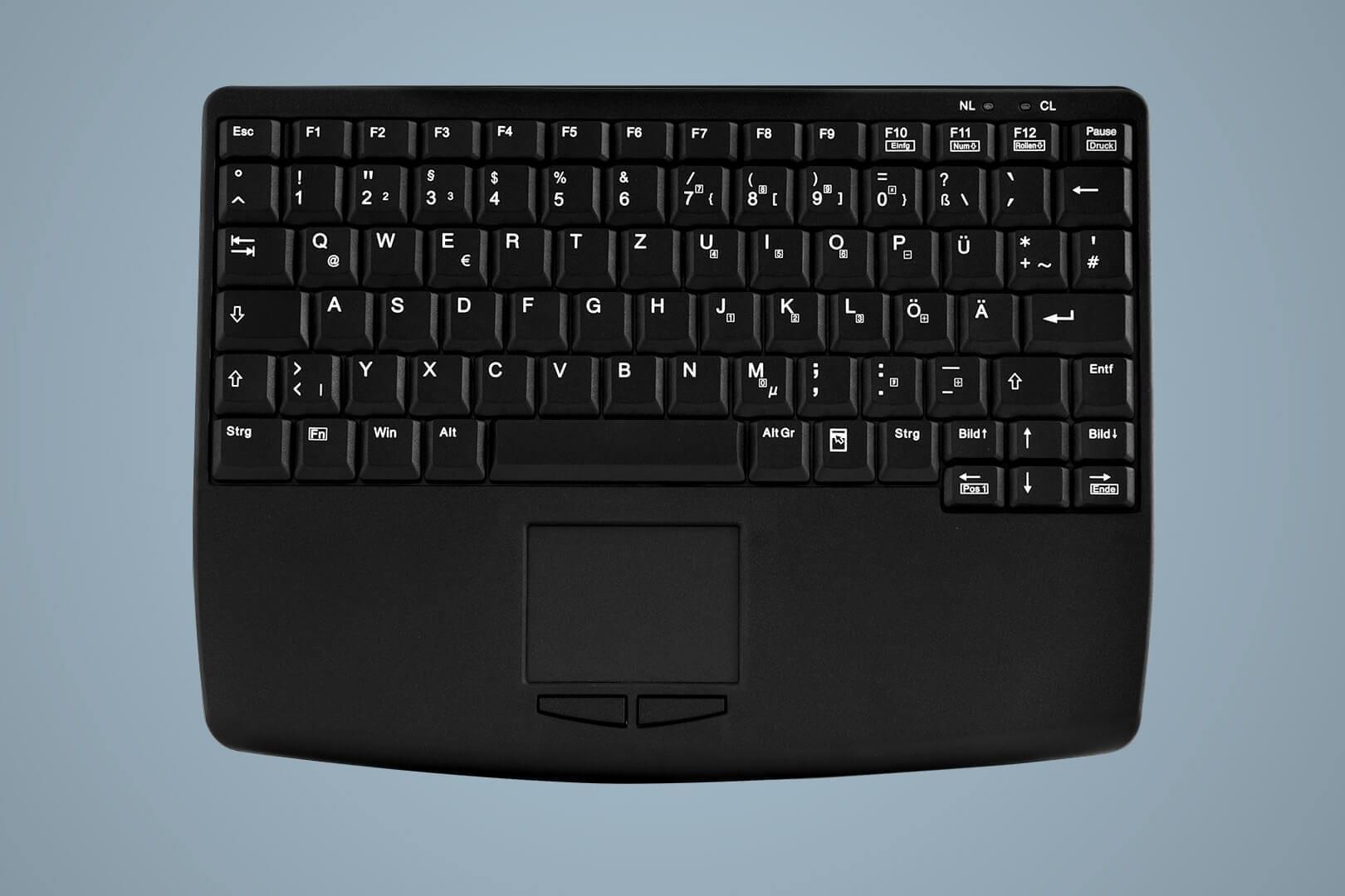 Active key AK-4450-GUVS keyboard USB German black (AK-4450-GUVS-BGE)