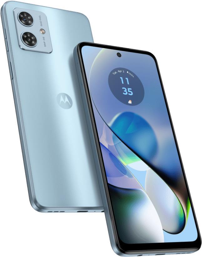 Motorola Moto 54 5G 16.5 cm (65) Dual SIM Android 13 USB Type-C 8 GB 256 GB 5000 MAh light blue (PAYT0032SE)