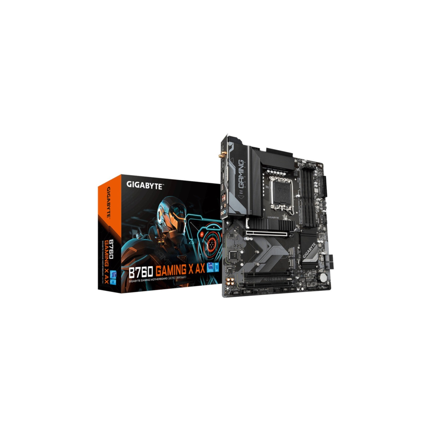 Gigabyte B760 Gaming X AX - Intel - LGA 1700 - Celeron - Intel Core I3 - Intel Core I5- Intel Core I7 - Core