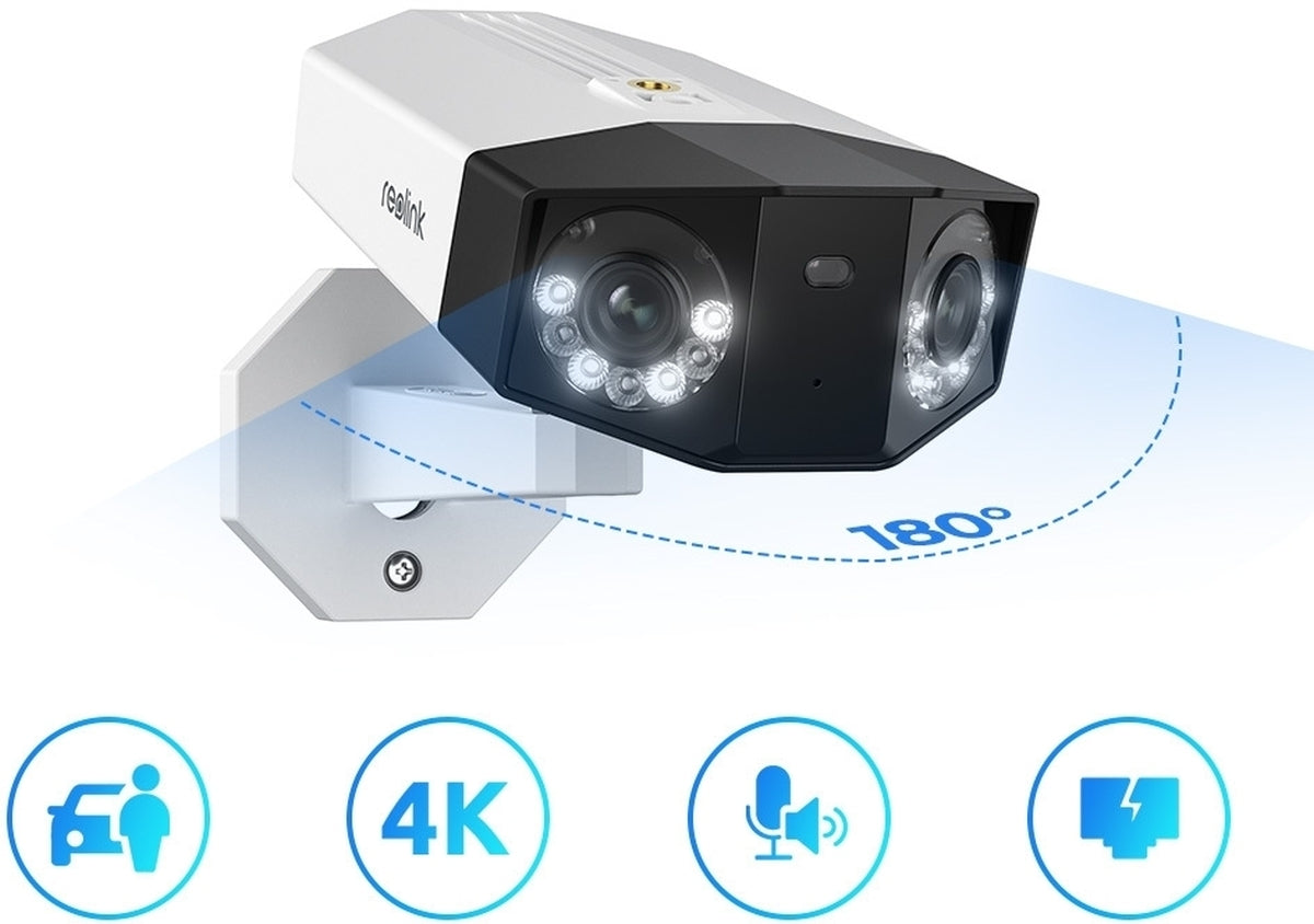 REOLINK DUO Series P730 Bullet IP security camera Draue 4608 1728 pixel wall (reo-duo-P730)