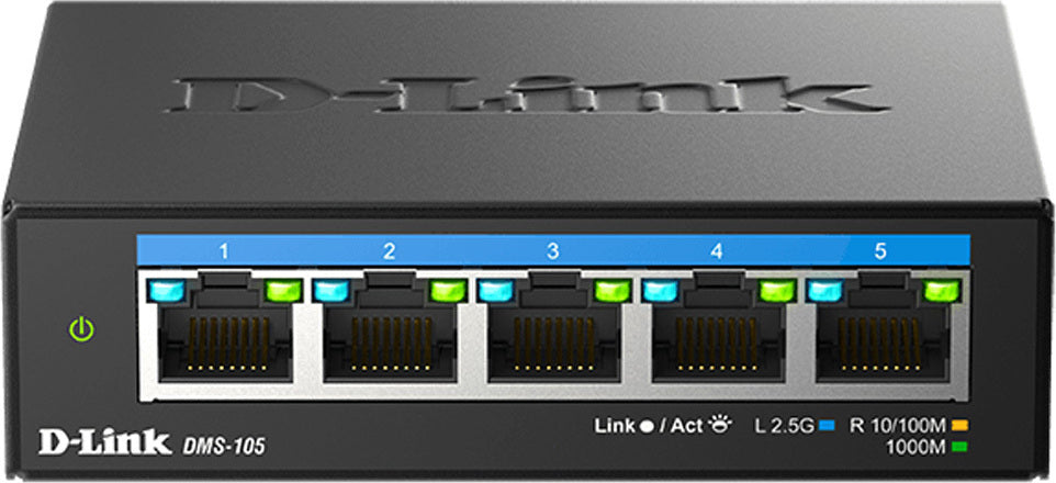 D-Link DMS 105 - Switch - Unmanaged - 5 10100100025G - desktop.