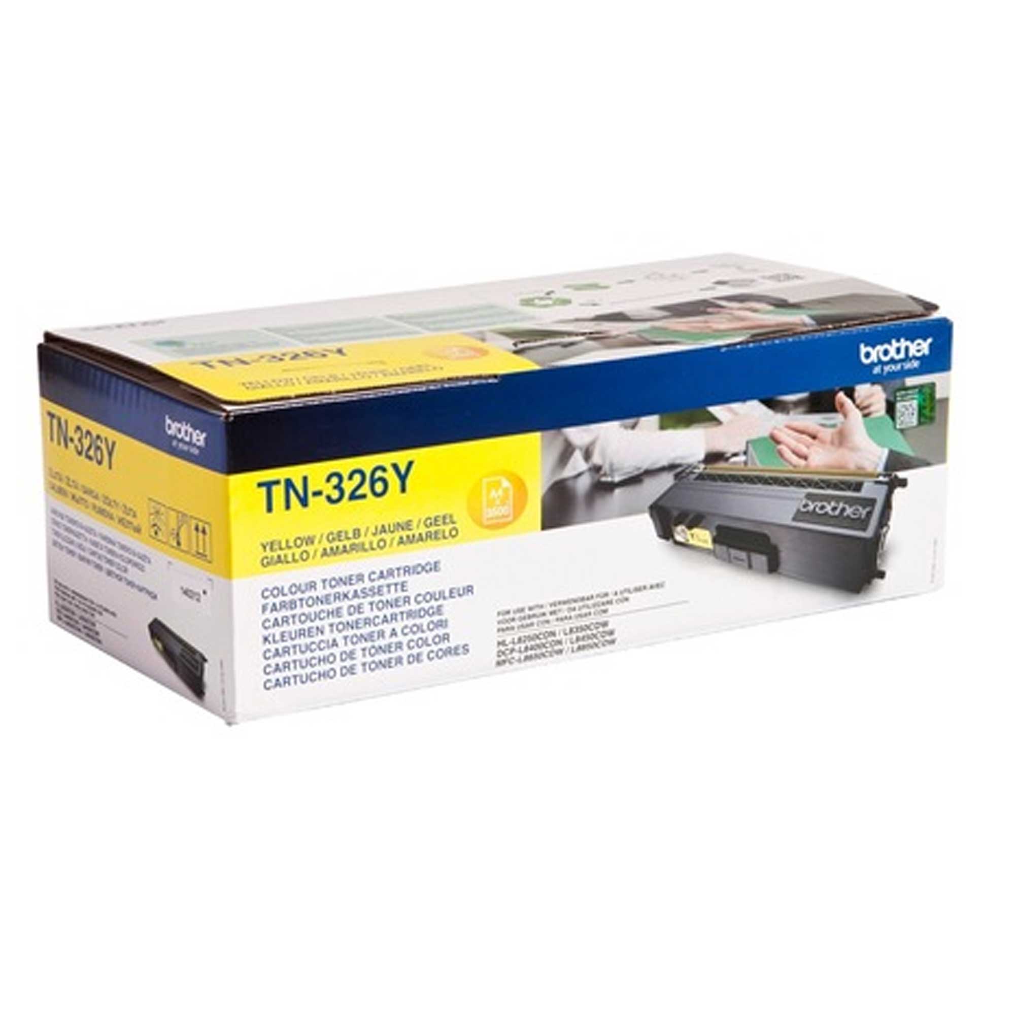 Brother TN-326Y - Yellow - capacity 3500 pages (tn326y)