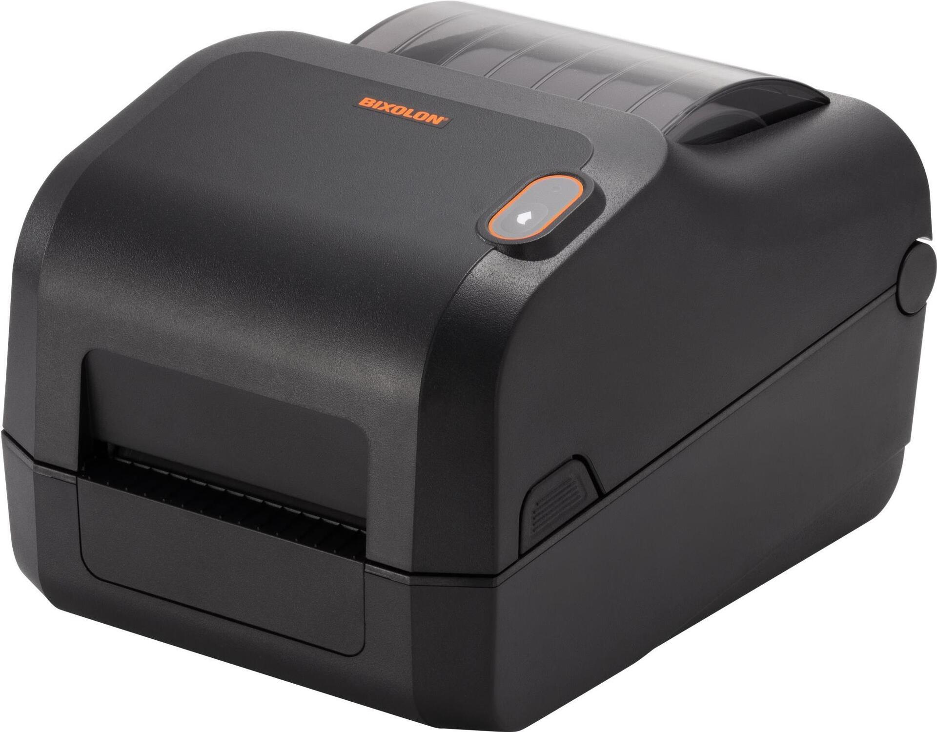 BIXOLON XD3-40T. 8 Pointemm (203dpi). Epl. Zplii. Usb. Black label printer. Thermal transformer. Resolution 8 pointemm (203dpi). Media width (max) 118mm