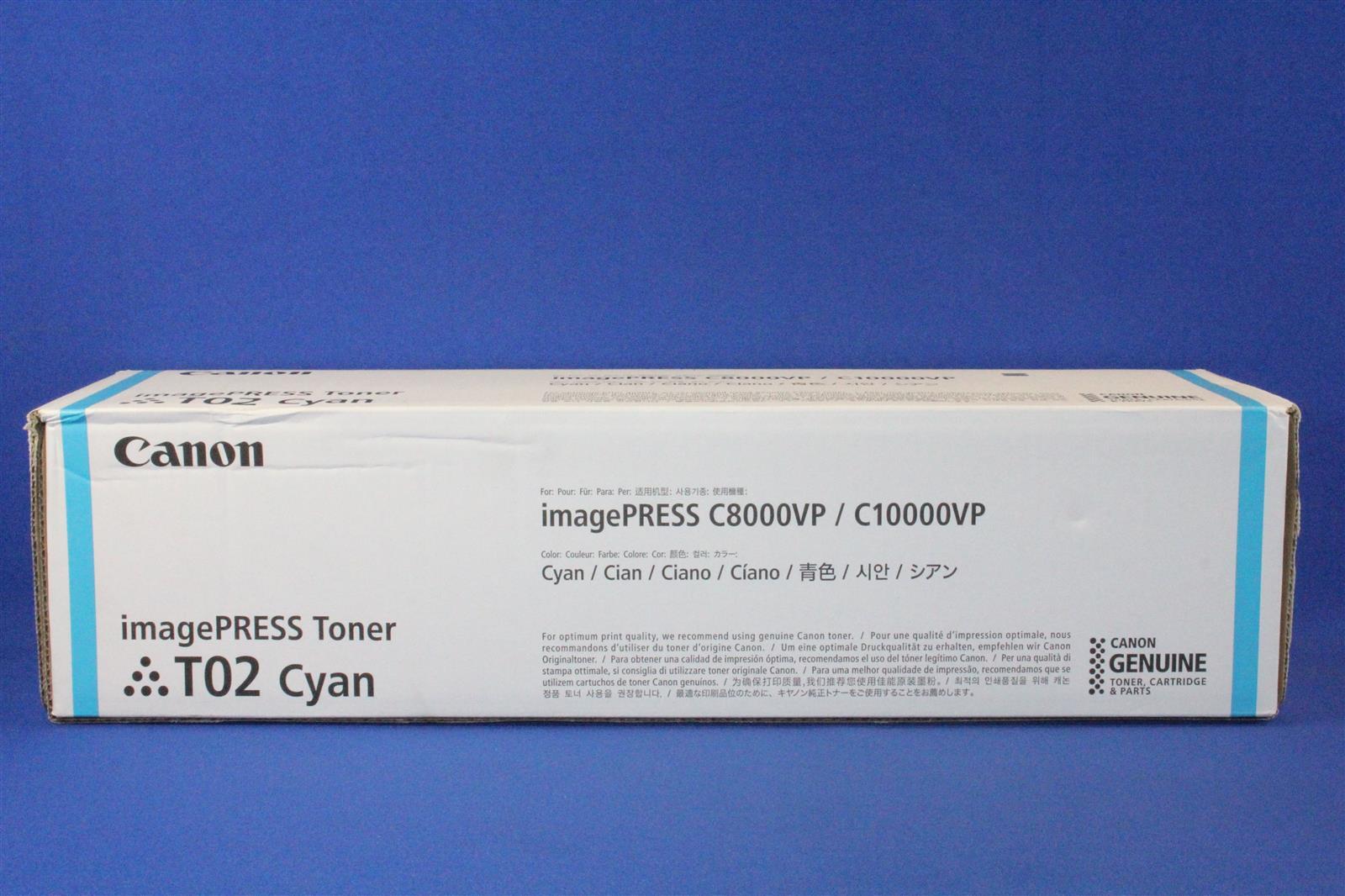 Canon T02 - cyan - original - toner cartridge (8530b001)