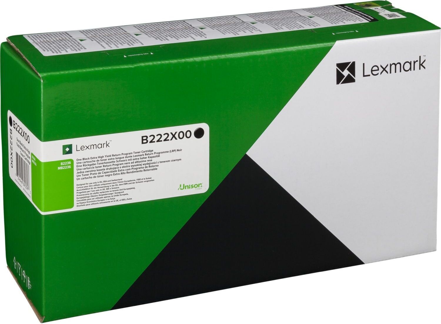 LEXMARK TONER NOIR PROG RETURN 6K (B222x00)