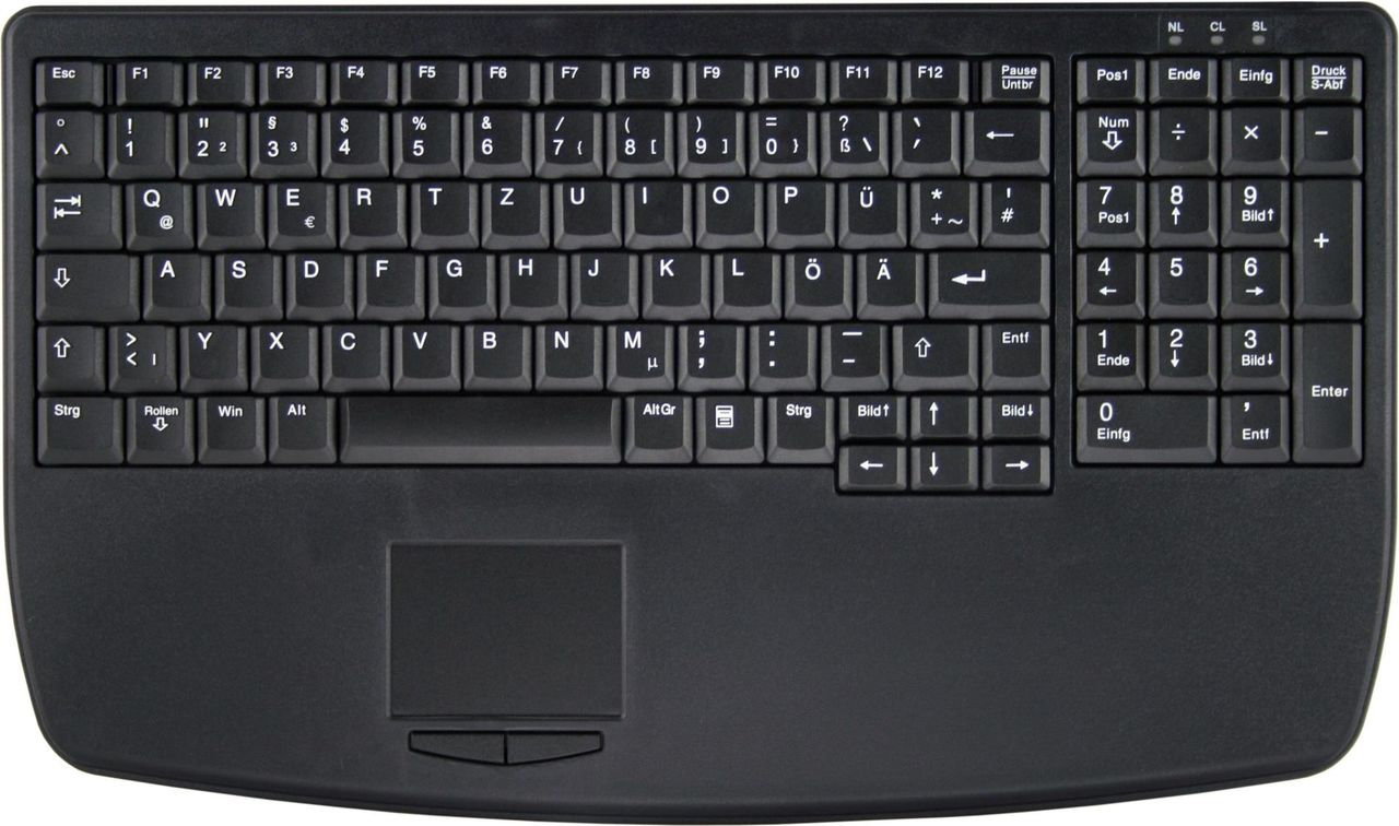 Active Key IndustrialKey AK-7410 - keyboard - USB - German - black