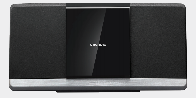 Grundig WMS 3000 BT DAB   - microsystem - 2 20 watt - black (GMH1010)