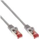 200er Bulk pack patch cable - SFTP (PIMF) - CAT6 - 250MHz - PVC - copper - gray - 0.25m (B-76422))