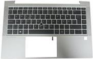 HP - replacement keyboard notebook - with pointer. Clickpad - backlit - qwerty - swedish-finish - with upper cover - for elitebook 840 G8
