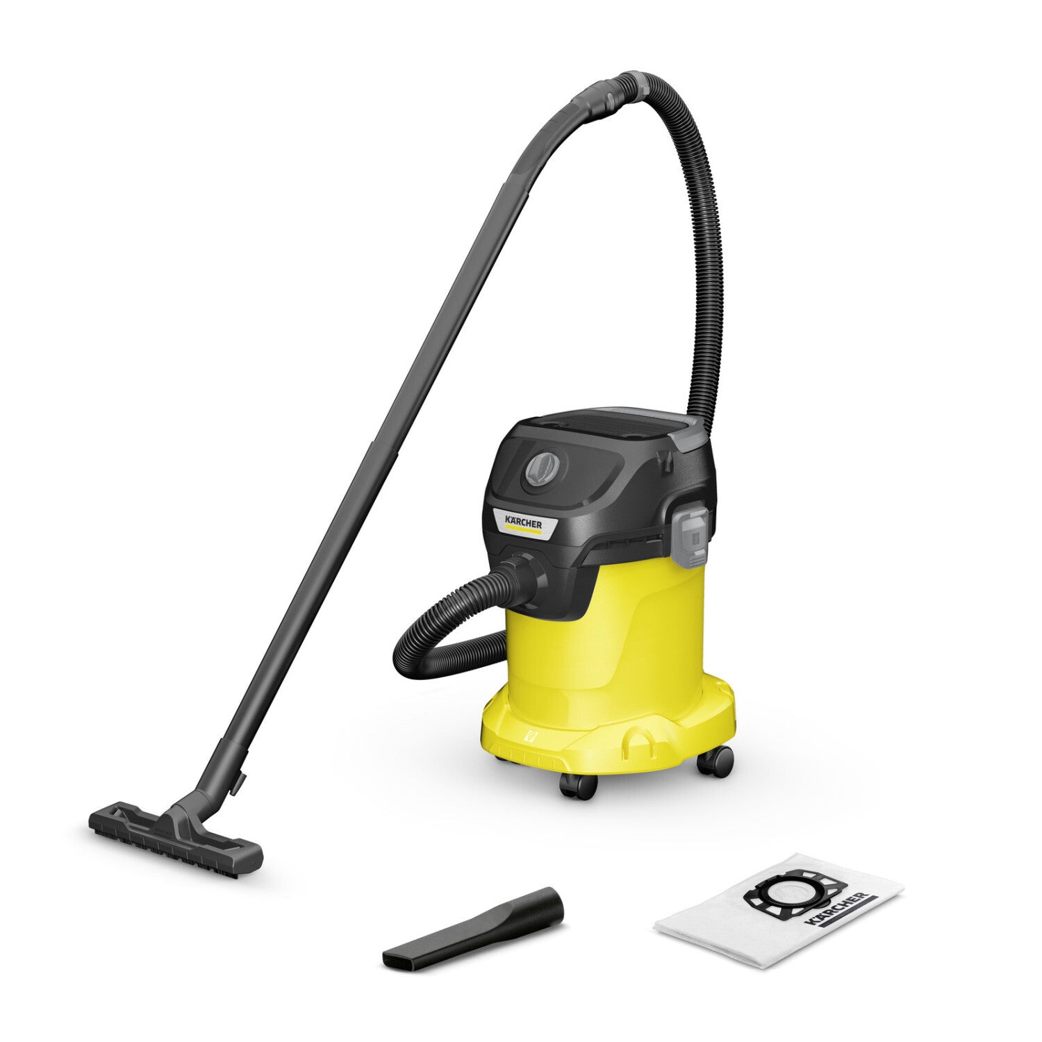 Kürcher KWD 3 V-17420F 17 L drum vacuum dry \\u0026 wet 1000 W dust bag (1628-4420)