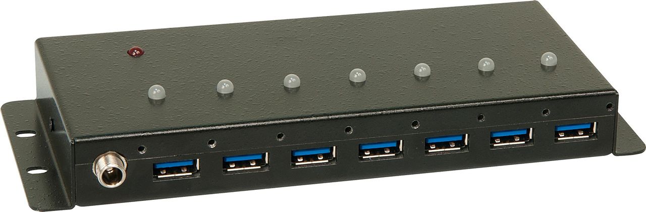 Lindy 7 port Industrial USB30 HUB - HUB - 7 X Superspeed USB30 - Desktop (43128)