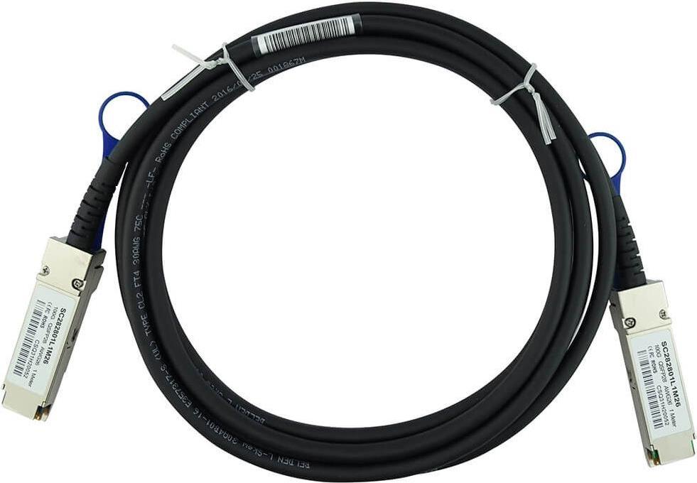 Blueoptics SC282801L5M26 InfiniBand cable 5 M QSFP28 black (SC282801L5M26-BL)