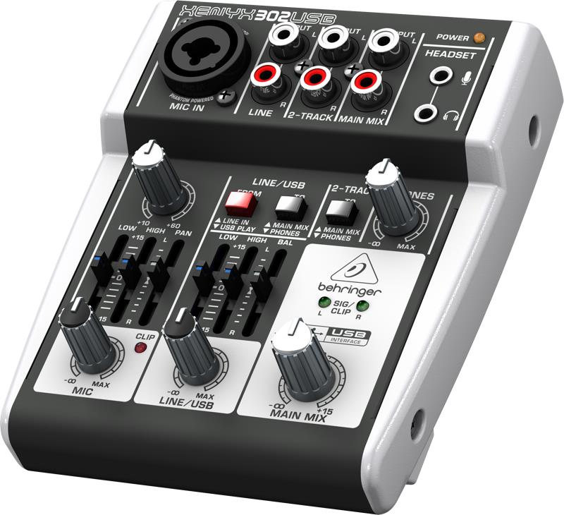 Behringer console mixer 302USB Number Kan�le2 USB connection (28692)