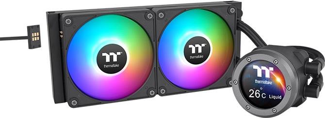 Thermaltake CL-W414-PL12SW-A computer cock system processor floating flame 12 cm black (CL-W414-PL12SW-A)