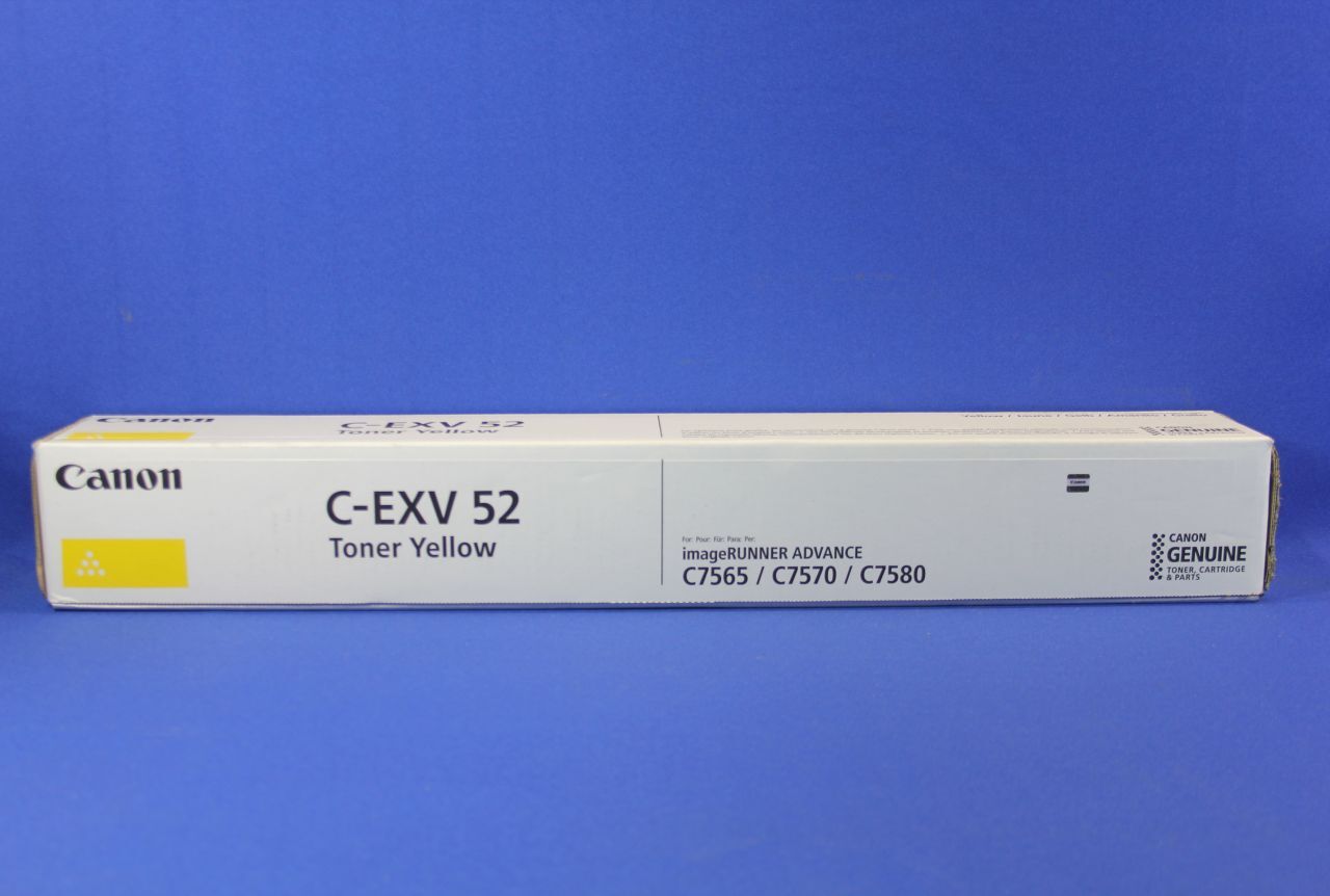 Canon C-Exv 52 - yellow - Original - toner cartridge - F�r Imagerunner Advance C7565i. C7570i. C7580i (1001C002)