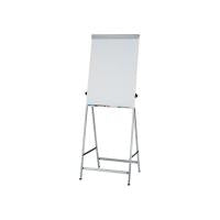 Maul lever functional flip chart. Silver. With large storage. Magnetic. H�hen adjustable from 1220 - 1960 mm (63740-95)