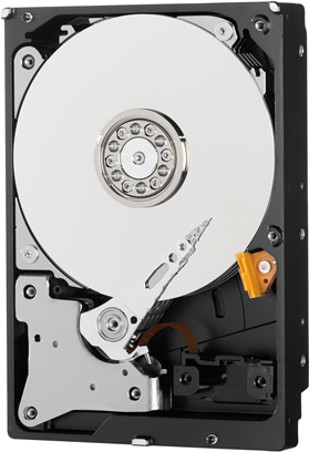 WD PURPLE WD40PURX - hard drive - 4 TB - internally - 35  (89 cm) - 6GBS - buffer 64 MB - F�R My cloud ex2.