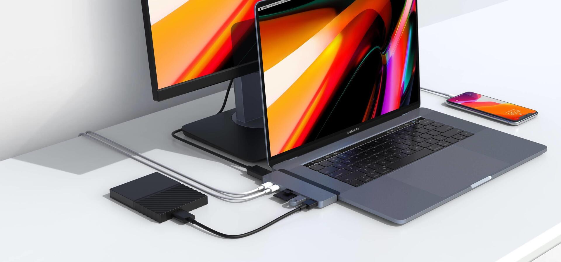 Hyper HD28C - USB 32 Gen 1 (31 Gen 1) Type-C - HDMI - Thunderbolt 3 - USB 32 Gen 1 (31 Gen 1)