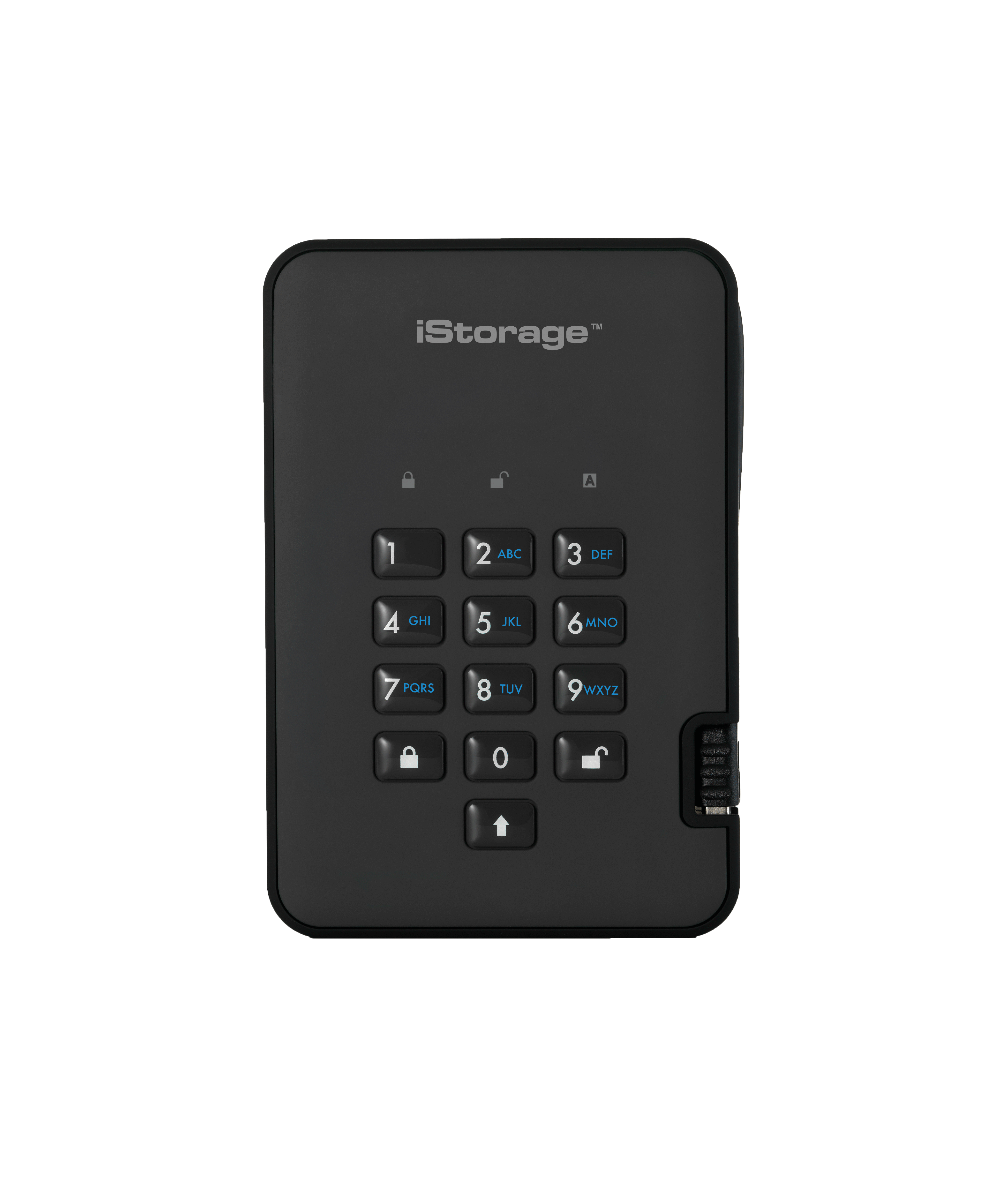 ISTORAGE Diskashur 2 - hard drive - locked - 500 GB - external (portable) - USB 31 Gen 1 - 5400 UMIN - buffer 8 MB - - -