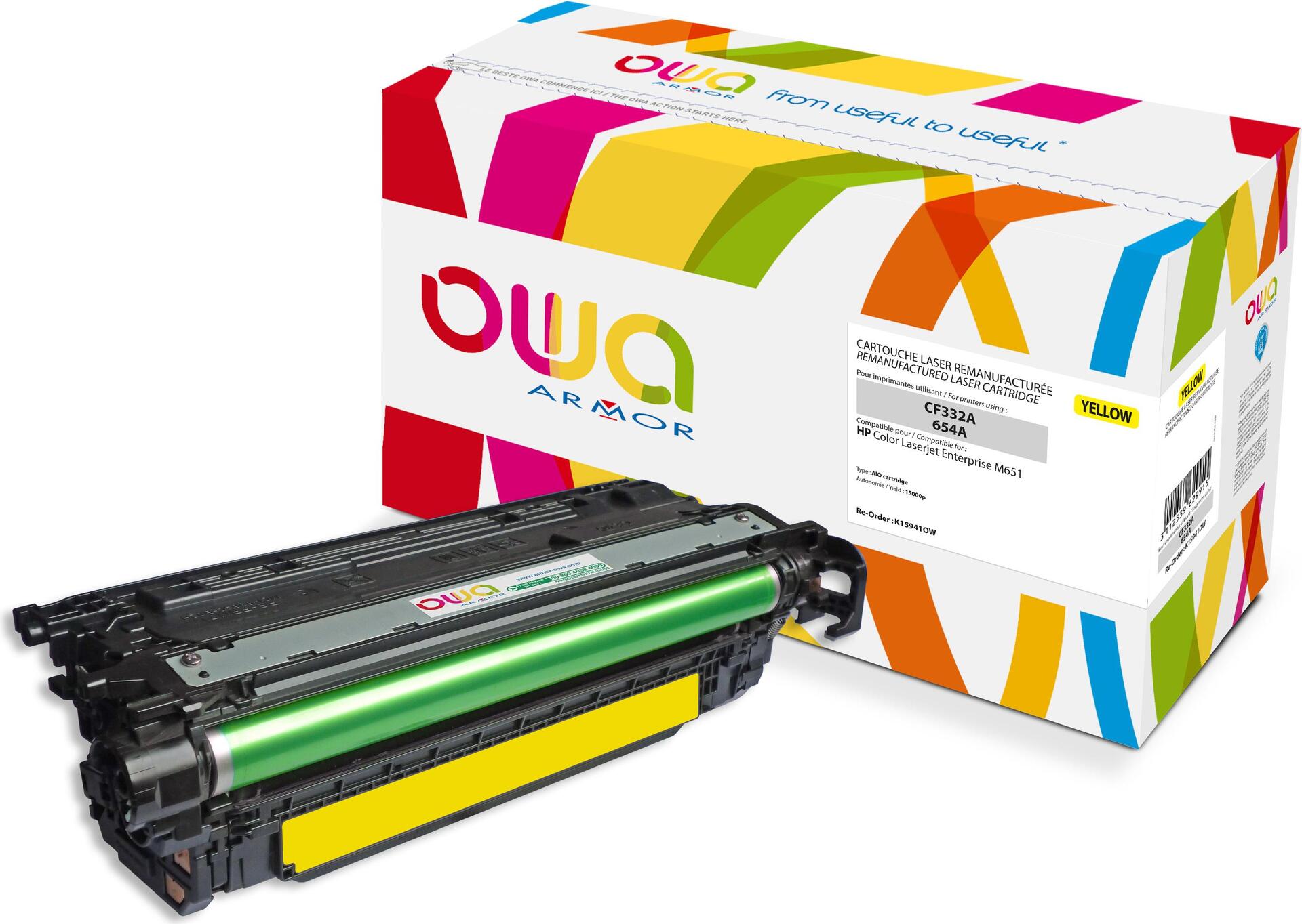 OWA Toner KOMT HP CF332A Yellow (K15941OW)