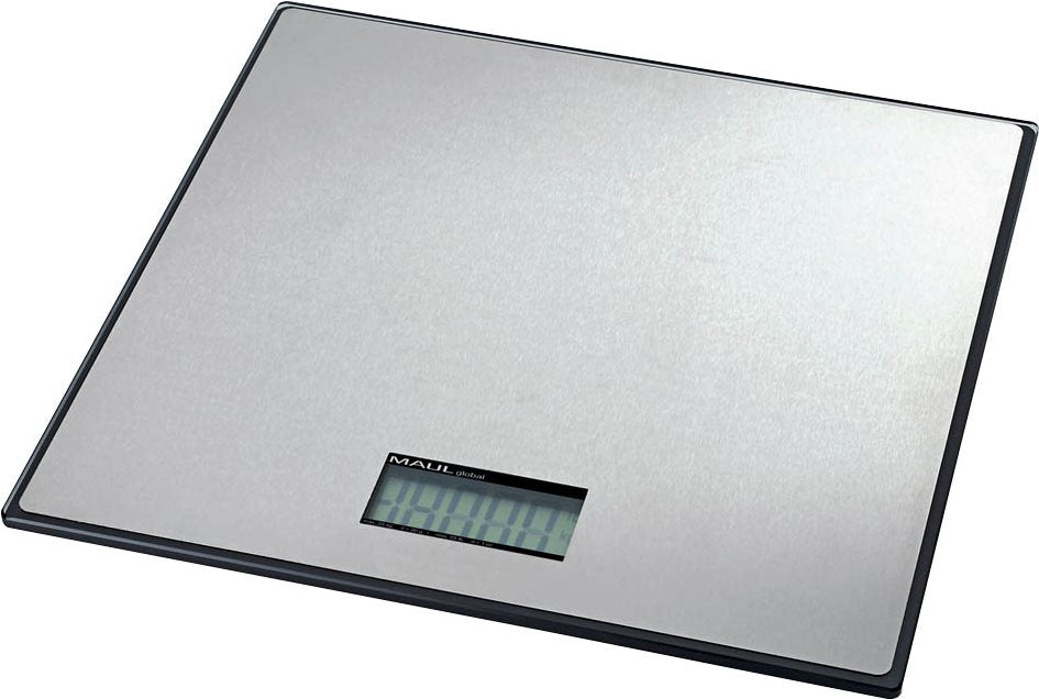 Maulblobal package scale. 25 kg. Color black weighing flock with stainless steel support. LCD display. A buttons- (17125-90)