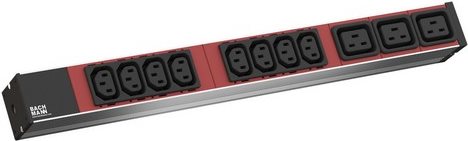 Bachmann IT PDU Basic - power distribution unit (rack - installation) - AC 230 V - 1-phase - input IEC 60320 C20 - output connections 11