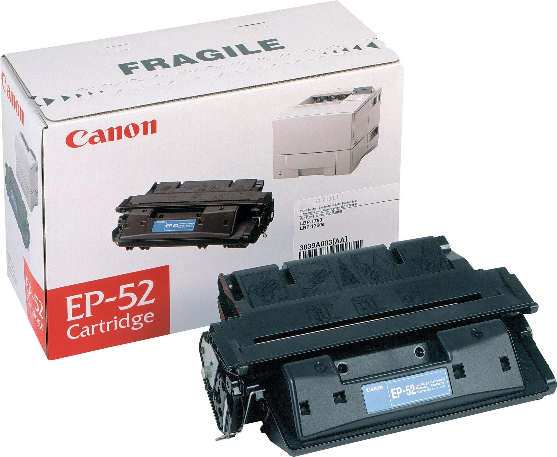 Canon - black - original - toner cartridge - for LBP-1760