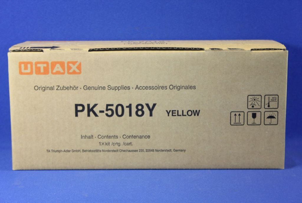 Utax 1T02TWAUT0 toner cartridge compatible yellow 1 stem (E) (1T02Twaut0)