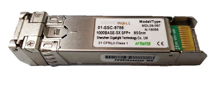 Dell SonicWall SFPSFP    Module 1GB-SX SFP SHORT HAUL Module Multi-Mode NO CABLE (no stock goods - please order order) (01-SSC-