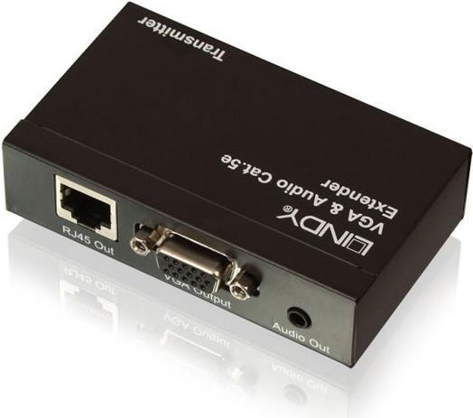 Lindy VGA \\u0026 Audio CAT56 Extender - extension for video audio - to 300 M (32540)