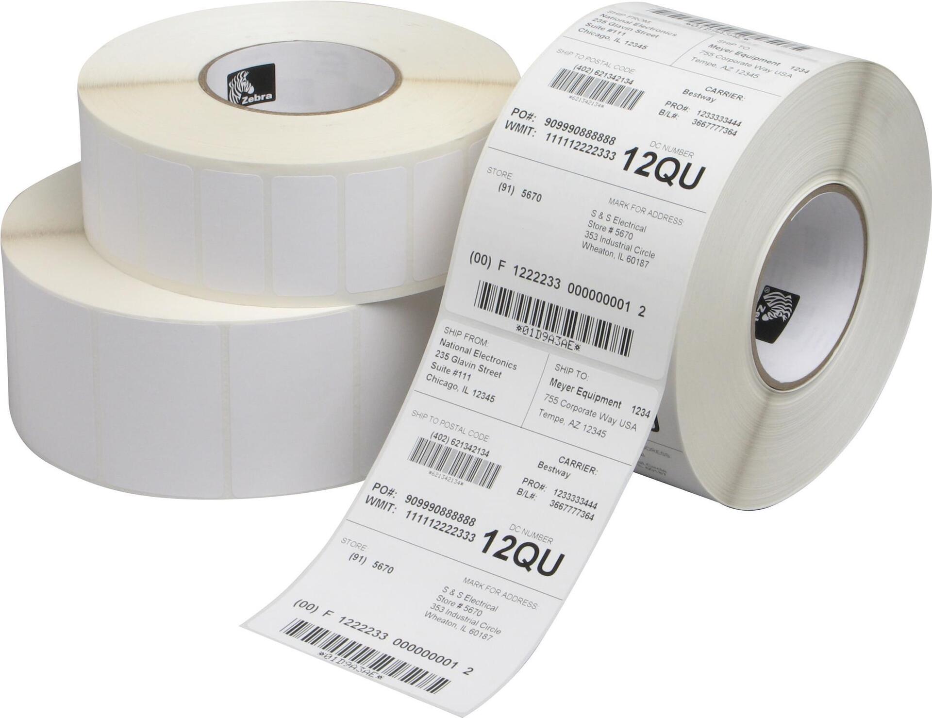 Zebra Z-Perform 1000T - Paper - Permanent adhesive - NONE - 51 76 mm 16440 label (EN) (6 roll (n) x 2740) label -