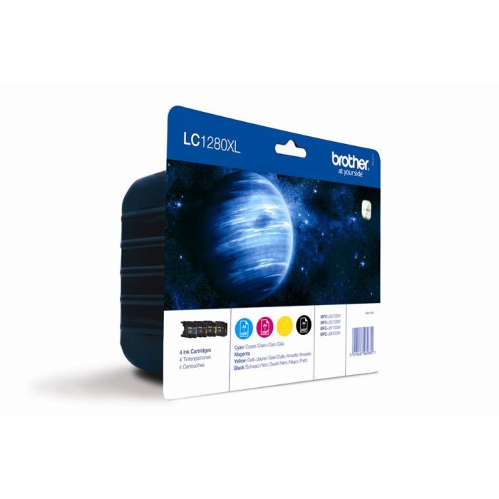 Brother LC1280XL VALUE Pack - 4er pack - High Capacity - Black. Cyan. Magenta - Original - Blister packaging - ink cartridge - MFC J5910DW. J6510DW