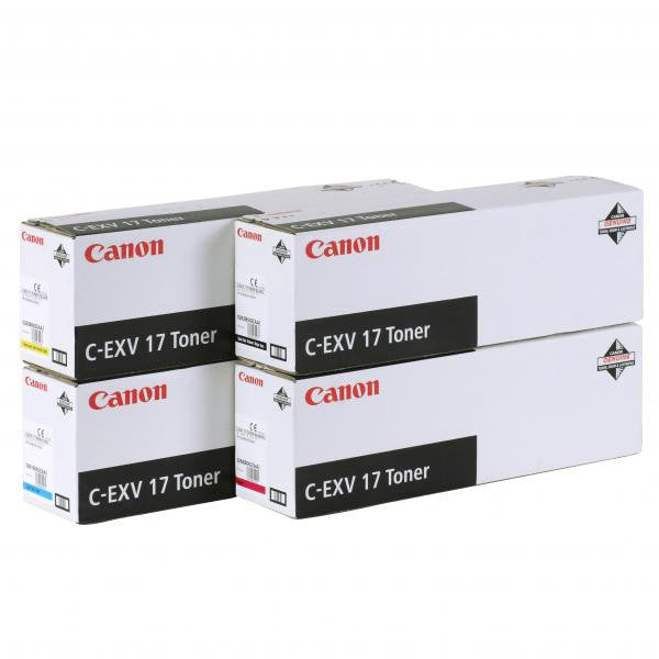 Canon C-Exv 17 - cyan - original - toner cartridge - F�r Imagerunner C4080i. C4580i. C5185i
