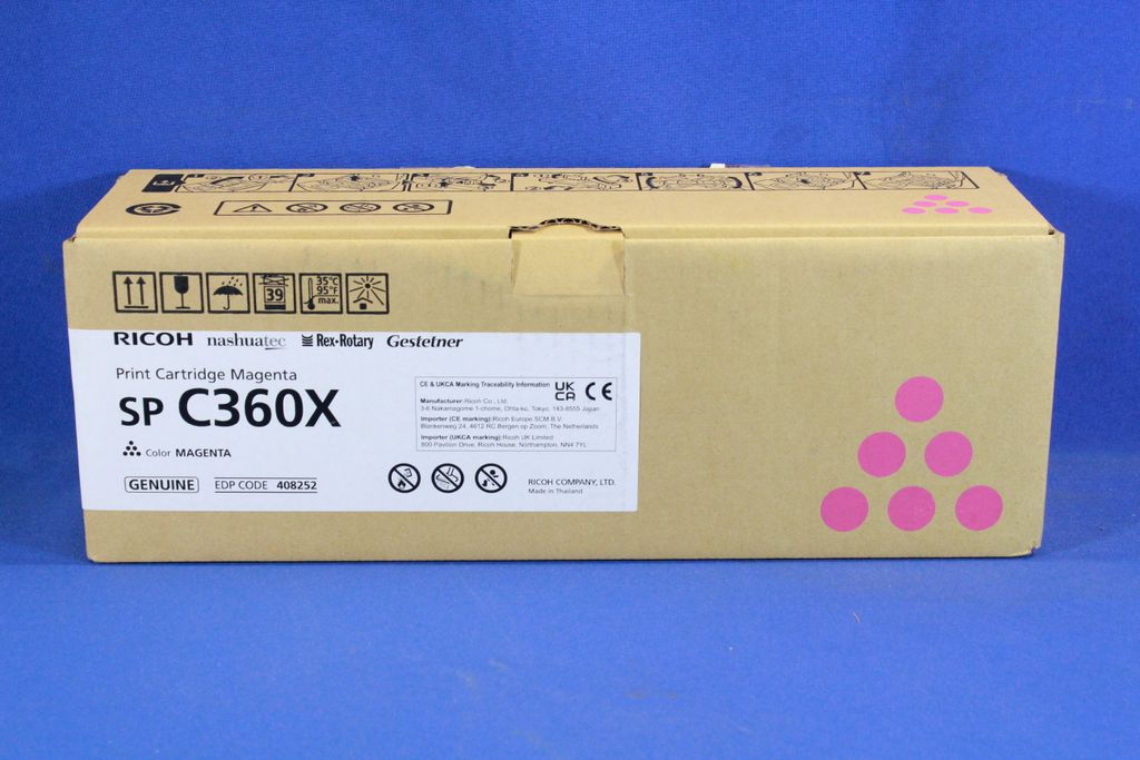Ricoh SP C360X - Magenta - Original - toner cartridge - F�r Ricoh SP C361SFNW (408252)