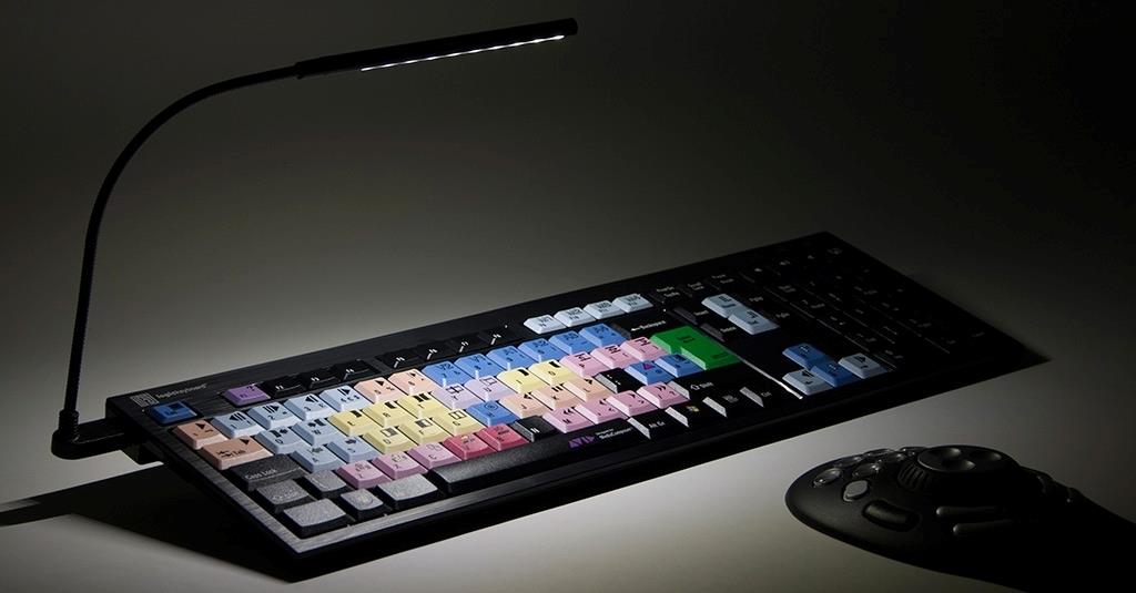 Logickeyboard Avid Media Composer keyboard USB QWERTZ German multi-color (CKB-MCOM4-BJPU-DE)