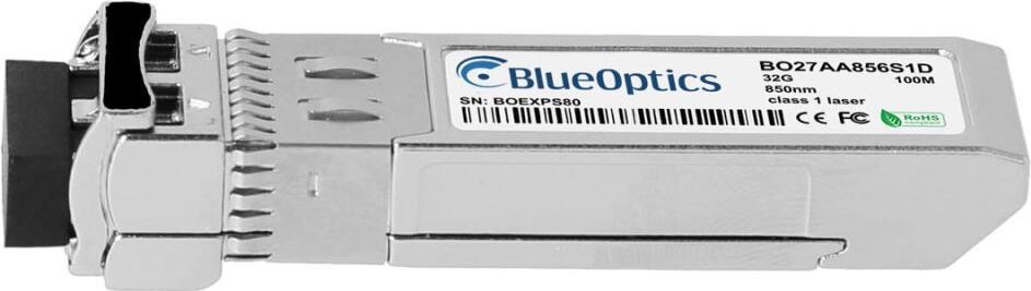 Compatible NETAPP X6603A Blueoptics� BO27AA856S1D SFP28 transceiver. LC duplex. 32GBase-Sw. Multimode Fiber. 850nm. DDM. 0�C 70�C (