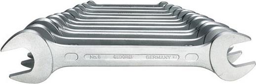Gedore 6077700 Double mouth lock set 12-part 6 - 32 mm DIN 3110