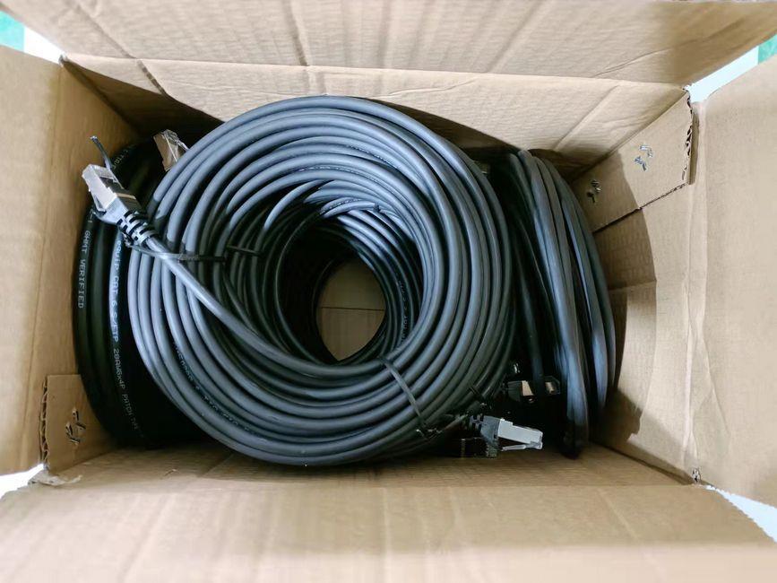 EQUIP - Patch cable - RJ-45 (M) to RJ-45 (m) - 25 cm - SFTP. PIMF - CAT 6 - Halogen-free.