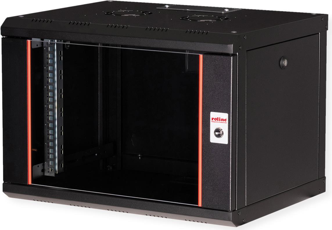 Roline 19 inches wall assuse 7 He 600x450 BXT Black - Wall Gehuse (26210170)