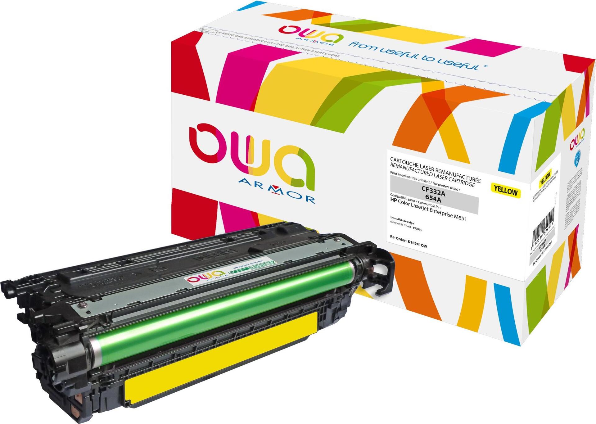OWA Toner KOMT HP CF332A Yellow (K15941OW)