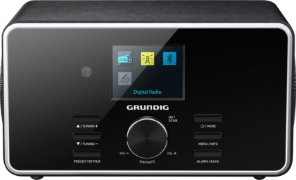 Grundig DTR 4500 2.0 BT DAB   - audio system - 10 watt (total) (Gir1140)